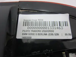 Foto de PILOTO TRASERO IZQUIERDO BMW SERIE 5 BERLINA (E39) 2.8 24V CAT (193 CV / 142 KW) referencia 14603300 foto 5