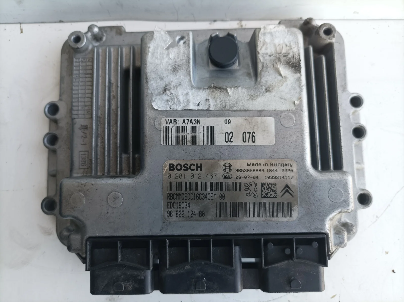 Foto de CENTRALITA MOTOR UCE PEUGEOT 207 1.6 16V HDi (90 CV / 66 KW) referencia 9662212480