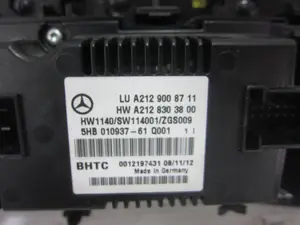 Foto de MANDO CLIMATIZADOR MERCEDES-BENZ CLASE E (BM 212) LIM. 3.0 CDI CAT (265 CV / 195 KW) referencia A2129008711 foto 5
