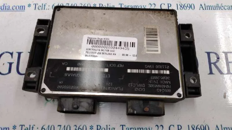 Foto de CENTRALITA MOTOR UCE PEUGEOT 206 1.9 Diesel (69 CV / 51 KW) referencia 9650359580