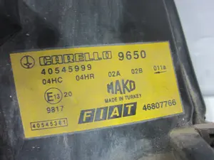 Foto de FARO DERECHO FIAT I DOBLÒ (119) 1.9 JTD CAT (101 CV / 74 KW) referencia 40545999 foto 6