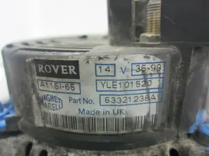 Foto de ALTERNADOR MG ROVER ROVER 45 (T/RT) 1.4 16V CAT (103 CV / 76 KW) referencia YLE101520 foto 7