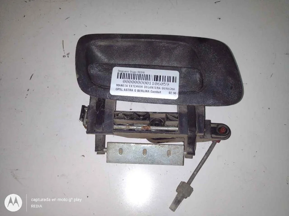 Foto de MANETA EXTERIOR DELANTERA DERECHA OPEL ASTRA G BERLINA 2.0 16V DI CAT (X 20 DTL / LD3) (82 CV / 60 KW) referencia GM712