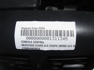 Foto de CONSOLA CENTRAL MERCEDES-BENZ CLASE GLE (BM 292) COUPE 3.0 CDI CAT (258 CV / 190 KW) referencia 47000046ABBLA foto 10
