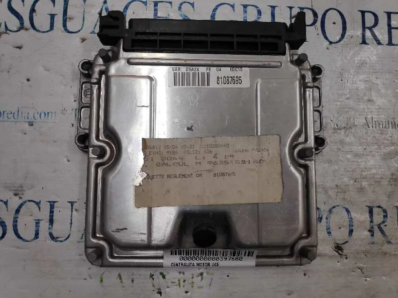 Foto de CENTRALITA MOTOR UCE PEUGEOT 406 BERLINA (S1/S2) 1.6 (88 CV / 65 KW) referencia 0281010252