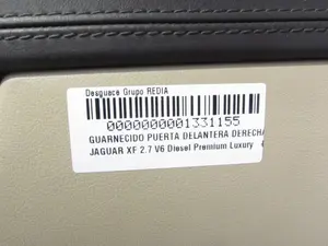 Foto de GUARNECIDO PUERTA DELANTERA DERECHA JAGUAR XF 2.7 V6 Diesel CAT (207 CV / 152 KW) foto 2