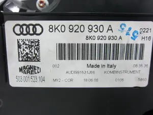 Foto de CUADRO INSTRUMENTOS AUDI A4 BERLINA (8K2) 1.8 16V TFSI (120 CV / 88 KW) referencia 8K0920930A foto 4