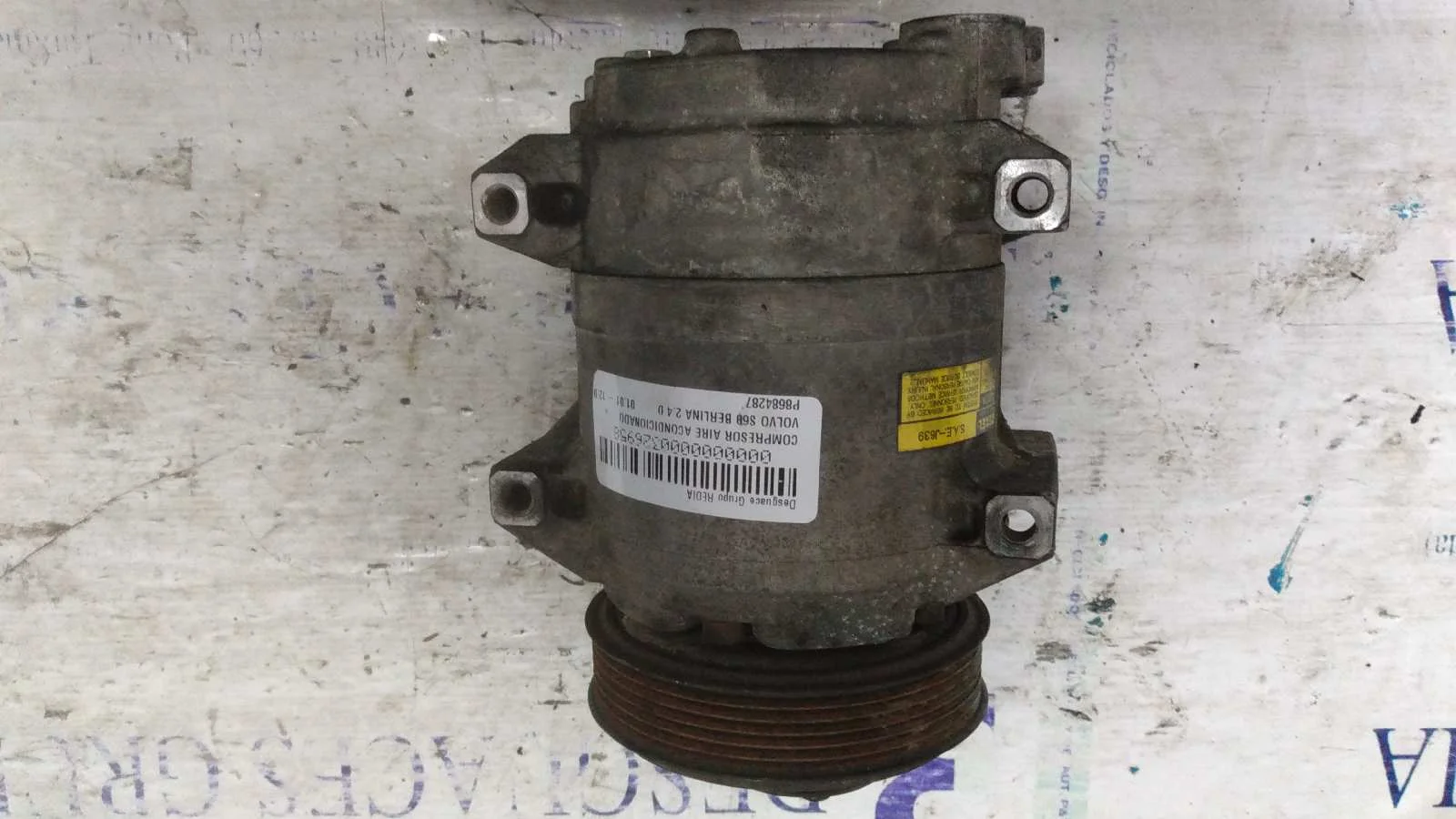 Foto de COMPRESOR AIRE ACONDICIONADO VOLVO S60 BERLINA 2.4 Diesel (131 CV / 96 KW) referencia P86842879733