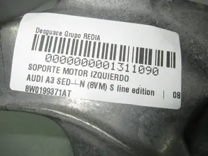 Foto de SOPORTE MOTOR IZQUIERDO AUDI A3 SEDÁN (8VM) 2.0 16V TDI (150 CV / 110 KW) referencia 8W0199371AT foto 10