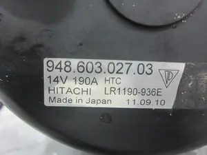 Foto de ALTERNADOR PORSCHE PANAMERA (TIPO 970) referencia 94860302703 foto 8