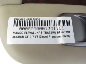 Foto de MANDO ELEVALUNAS TRASERO DERECHO JAGUAR XF 2.7 V6 Diesel CAT (207 CV / 152 KW) foto 2