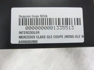 Foto de INTERCOOLER MERCEDES-BENZ CLASE GLE (BM 292) COUPE 3.0 CDI CAT (258 CV / 190 KW) referencia A0995002800 foto 7