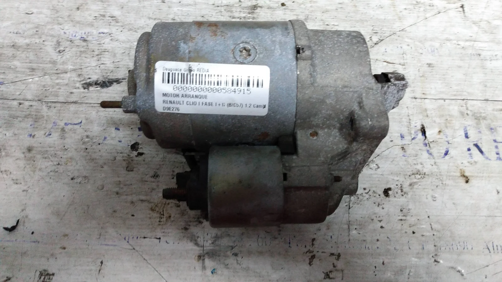 Foto de MOTOR ARRANQUE RENAULT CLIO I FASE I / II (B/C57) referencia D9E276