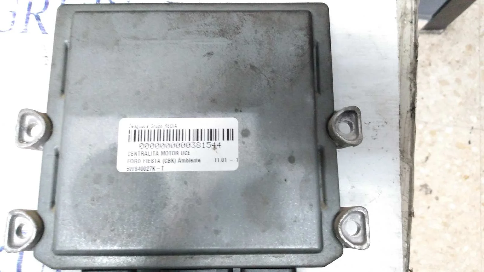 Foto de CENTRALITA MOTOR UCE FORD FIESTA (CBK) 1.4 TDCi CAT (68 CV / 50 KW) referencia 5WS40027KT