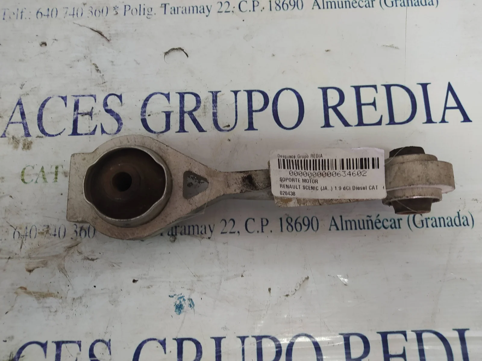 Foto de SOPORTE MOTOR RENAULT SCENIC I (JA...) referencia 020438
