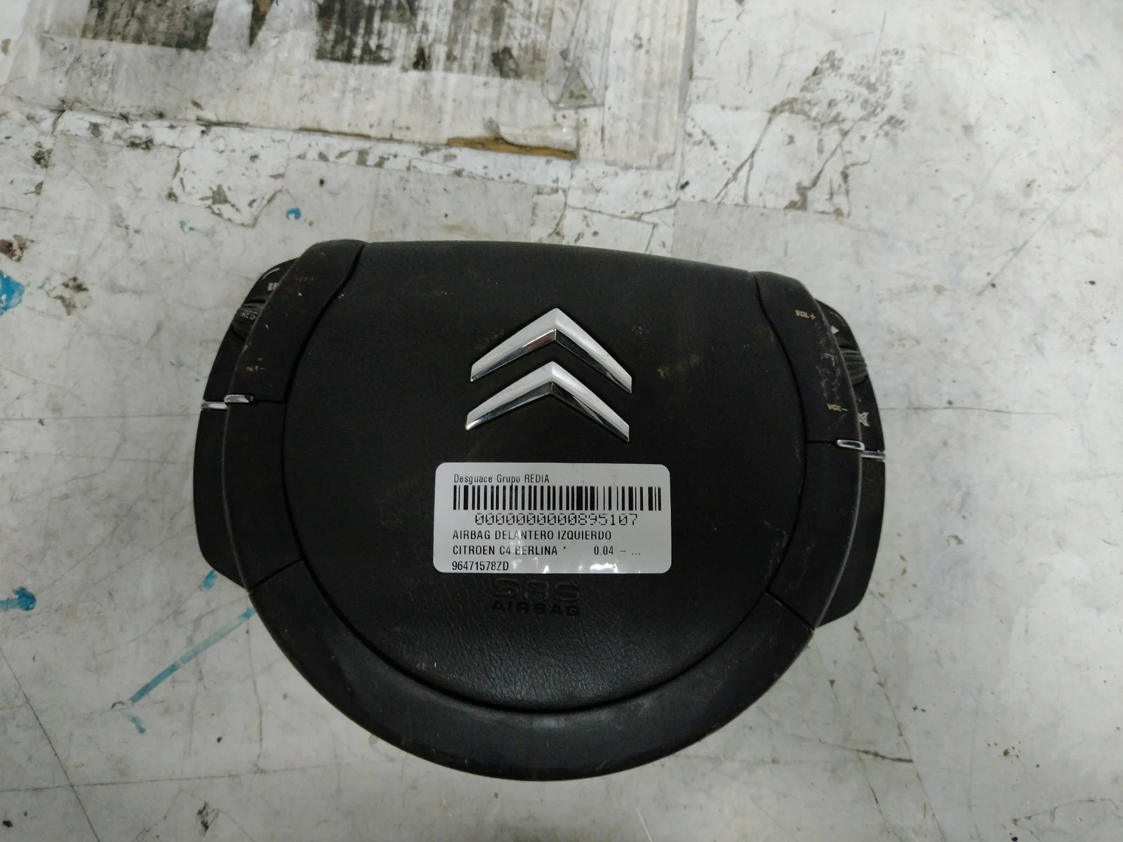 Foto de AIRBAG DELANTERO IZQUIERDO CITROEN C4 BERLINA referencia 96471578ZD
