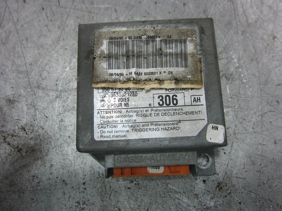 Foto de CENTRALITA AIRBAG PEUGEOT 306 3/5 PT. (S1)(01.1993) 1.9 Diesel (68 CV / 50 KW) referencia 9633621280