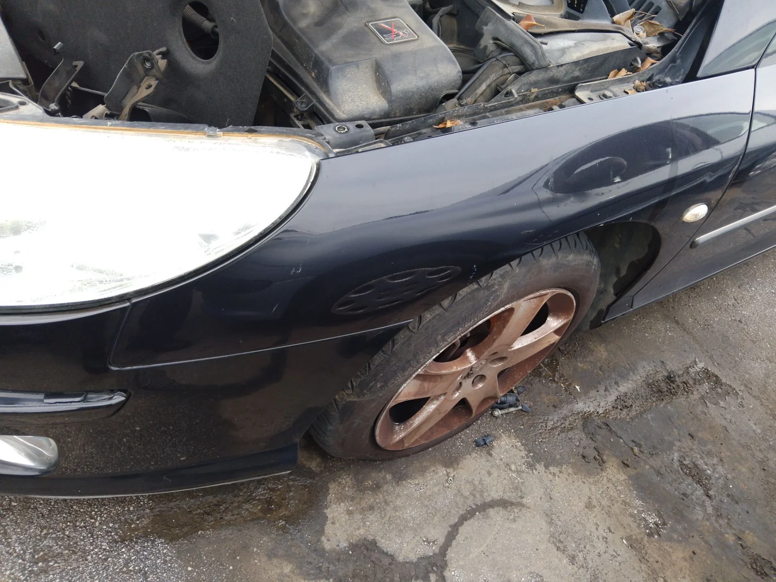 Foto de ALETA DELANTERA IZQUIERDA PEUGEOT 407 2.0 16V HDi FAP CAT (RHR / DW10BTED4) (136 CV / 100 KW)