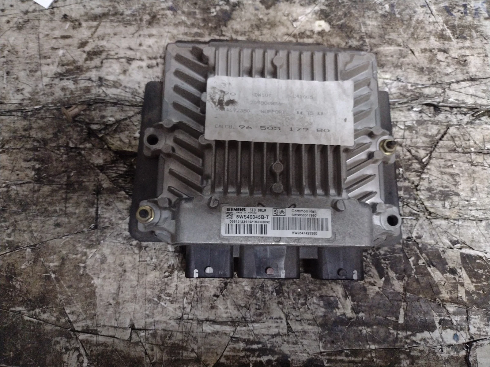 Foto de CENTRALITA MOTOR UCE PEUGEOT 307 (S1)(04.2001) referencia SW9650517980