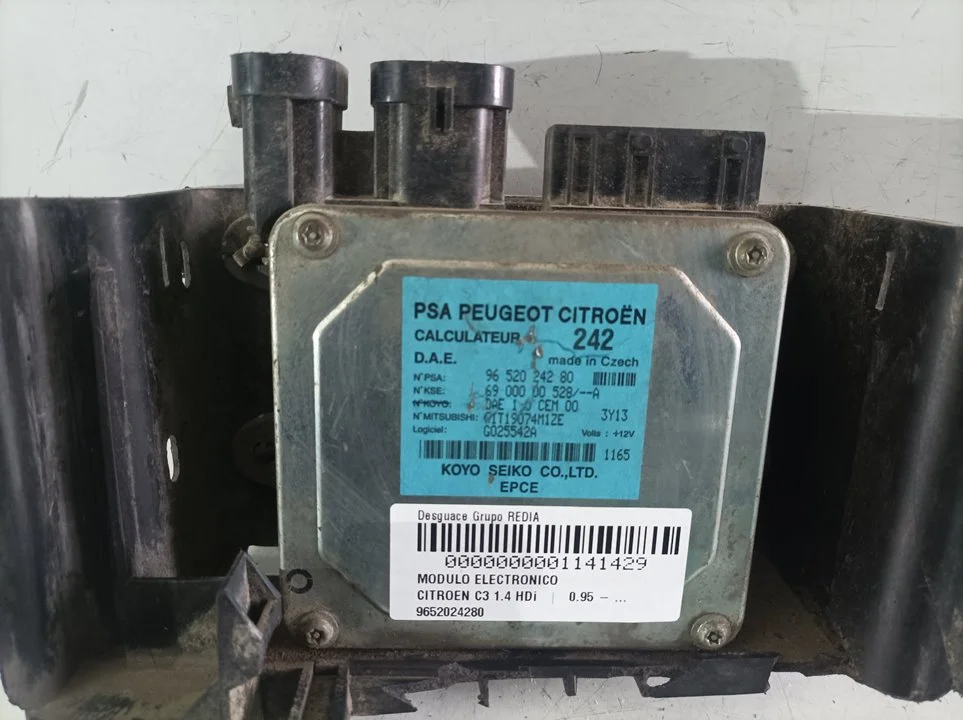Foto de MODULO ELECTRONICO CITROEN C3 referencia 9652024280