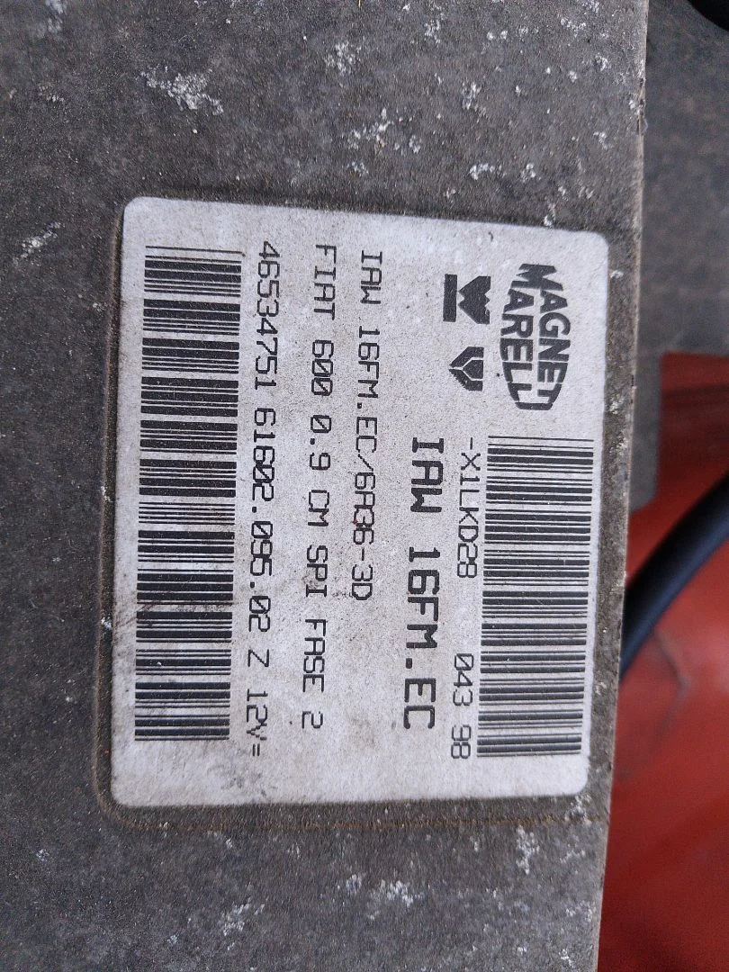 Foto de CENTRALITA MOTOR UCE FIAT SEICENTO (187) 0.9 CAT (39 CV / 29 KW) referencia 0046555914
