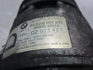Foto de COMPRESOR AIRE ACONDICIONADO BMW SERIE 3 BERLINA (E46) 3.0 24V Turbodiesel CAT (184 CV / 135 KW) referencia 3R41045010 foto 9