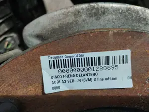 Foto de DISCO FRENO DELANTERO AUDI A3 SEDÁN (8VM) 2.0 16V TDI (150 CV / 110 KW) foto 2