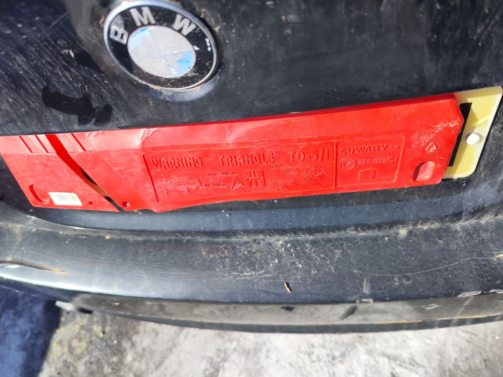 Foto de PANEL TRASERO BMW SERIE 3 BERLINA (E90) 2.0 16V Diesel (163 CV / 120 KW)