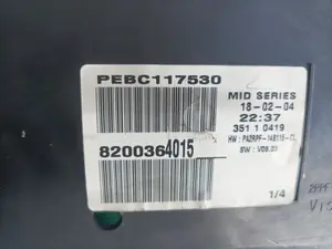 Foto de CUADRO INSTRUMENTOS RENAULT MEGANE II BERLINA 5P 2.0 (135 CV / 99 KW) referencia 8200364015 foto 4