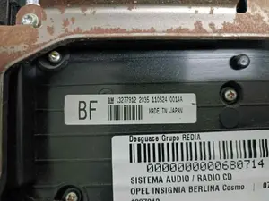 Foto de SISTEMA AUDIO / RADIO CD OPEL INSIGNIA BERLINA 2.0 CDTI CAT (131 CV / 96 KW) referencia 1327912 foto 4