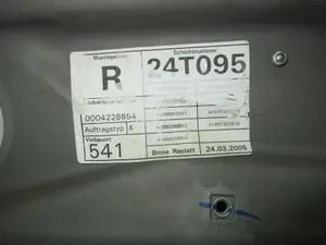 Foto de ELEVALUNAS DELANTERO DERECHO MERCEDES-BENZ CLASE A (BM 169) 2.0 CDI CAT (109 CV / 80 KW) referencia A1697200279 foto 12
