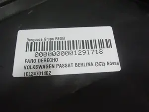 Foto de FARO DERECHO VOLKSWAGEN PASSAT BERLINA (3C2) 2.0 TDI (140 CV / 103 KW) referencia 1EL24701402 foto 3