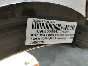 Foto de BRAZO SUSPENSION SUPERIOR TRASERO DERECHO AUDI A5 COUPE (F53) 2.0 16V TDI (190 CV / 140 KW) referencia 8W0505371E foto 3