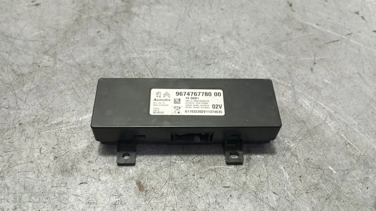 Foto de MODULO ELECTRONICO PEUGEOT 508 2.0 16V HDi FAP (140 CV / 103 KW) referencia 9674767780
