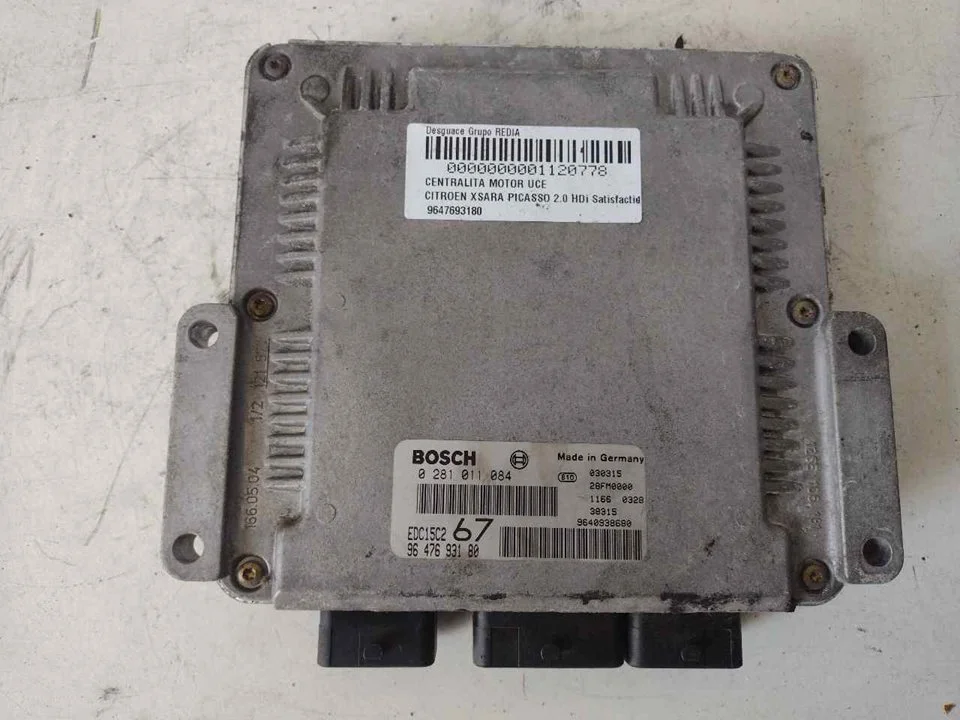 Foto de CENTRALITA MOTOR UCE CITROEN XSARA PICASSO 2.0 HDi CAT (RHY / DW10TD) (90 CV / 66 KW) referencia 9647693180