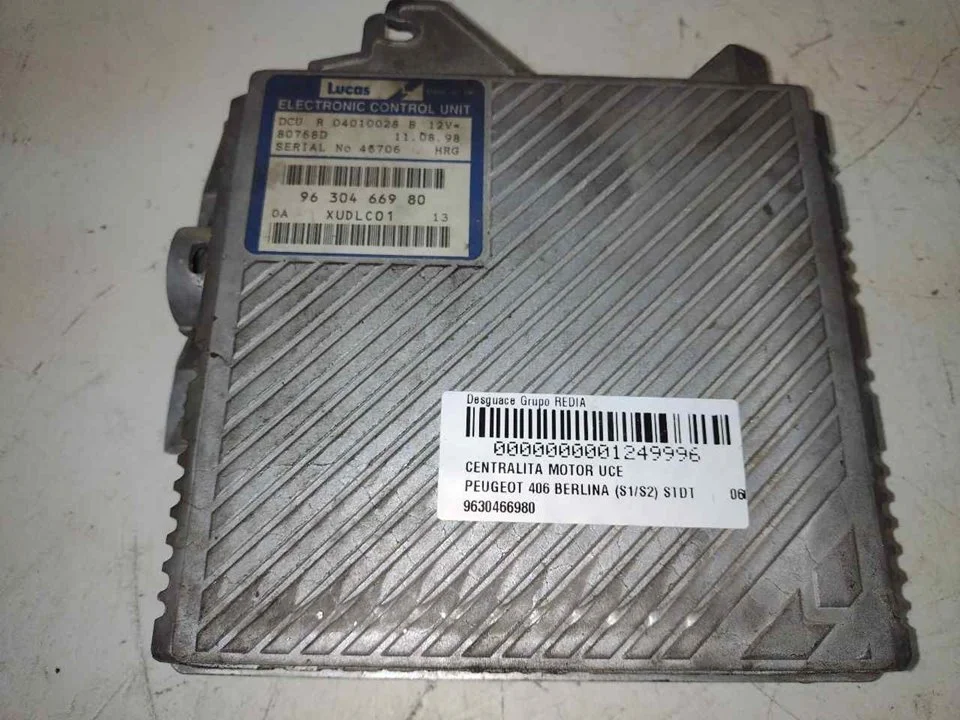 Foto de CENTRALITA MOTOR UCE PEUGEOT 406 BERLINA (S1/S2) referencia 9630466980