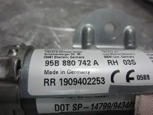Foto de AIRBAG CORTINA DELANTERO DERECHO PORSCHE MACAN (95BA) referencia 95B880742A foto 3