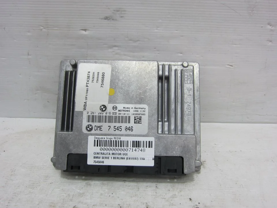Foto de CENTRALITA MOTOR UCE BMW SERIE 1 BERLINA (E81/E87) 1.6 16V CAT (116 CV / 85 KW) referencia 7545046