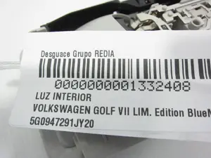 Foto de LUZ INTERIOR VOLKSWAGEN GOLF VII BERLINA (BQ1/BE2) 1.6 TDI (116 CV / 85 KW) referencia 5G0947291JY20 foto 5