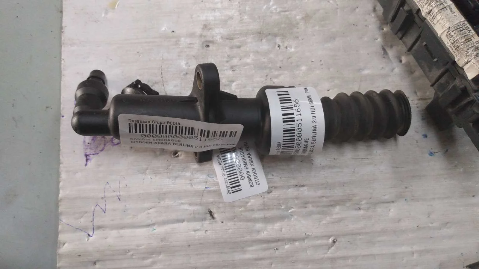 Foto de BOMBIN EMBRAGUE CITROEN XSARA BERLINA 2.0 HDi CAT (RHY / DW10TD) (90 CV / 66 KW) referencia 2182 34