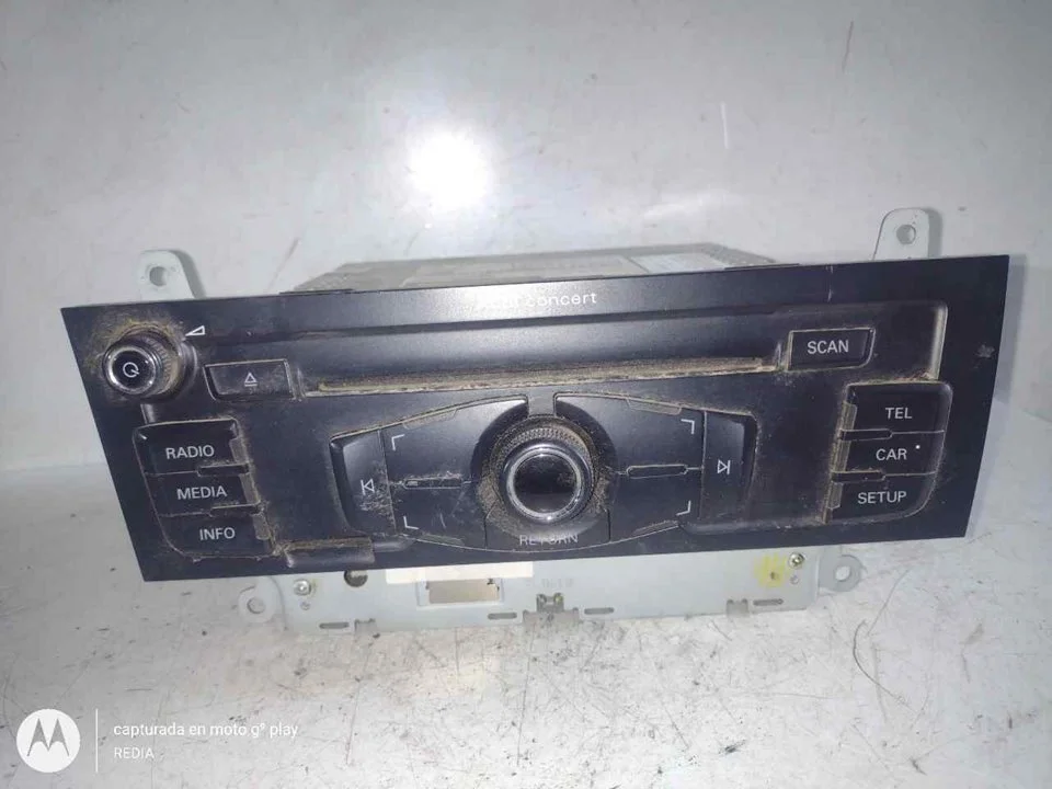 Foto de SISTEMA AUDIO / RADIO CD AUDI A4 AVANT (8K5) 2.0 16V TDI (143 CV / 105 KW) referencia 8T1057186P