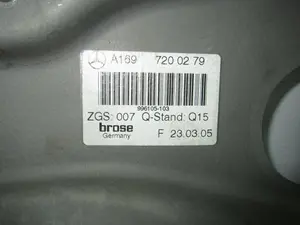 Foto de ELEVALUNAS DELANTERO DERECHO MERCEDES-BENZ CLASE A (BM 169) 2.0 CDI CAT (109 CV / 80 KW) referencia A1697200279 foto 11