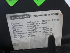 Foto de NO IDENTIFICADO VOLKSWAGEN PASSAT BERLINA (3C2) 2.0 TDI (140 CV / 103 KW) referencia 3C1857101 foto 11