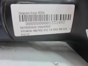 Foto de RETROVISOR IZQUIERDO HYUNDAI MATRIX (FC) 1.5 CRDi CAT (102 CV / 75 KW) referencia 012172 foto 10