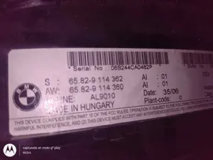 Foto de PANTALLA MULTIFUNCION BMW SERIE 3 BERLINA (E90) 2.0 16V CAT (150 CV / 110 KW) referencia 65829114360 foto 3