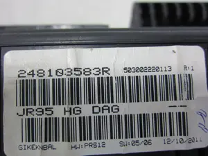 Foto de CUADRO INSTRUMENTOS RENAULT SCENIC III (JZ) 1.6 dCi Diesel FAP (131 CV / 96 KW) referencia 248103583R foto 3