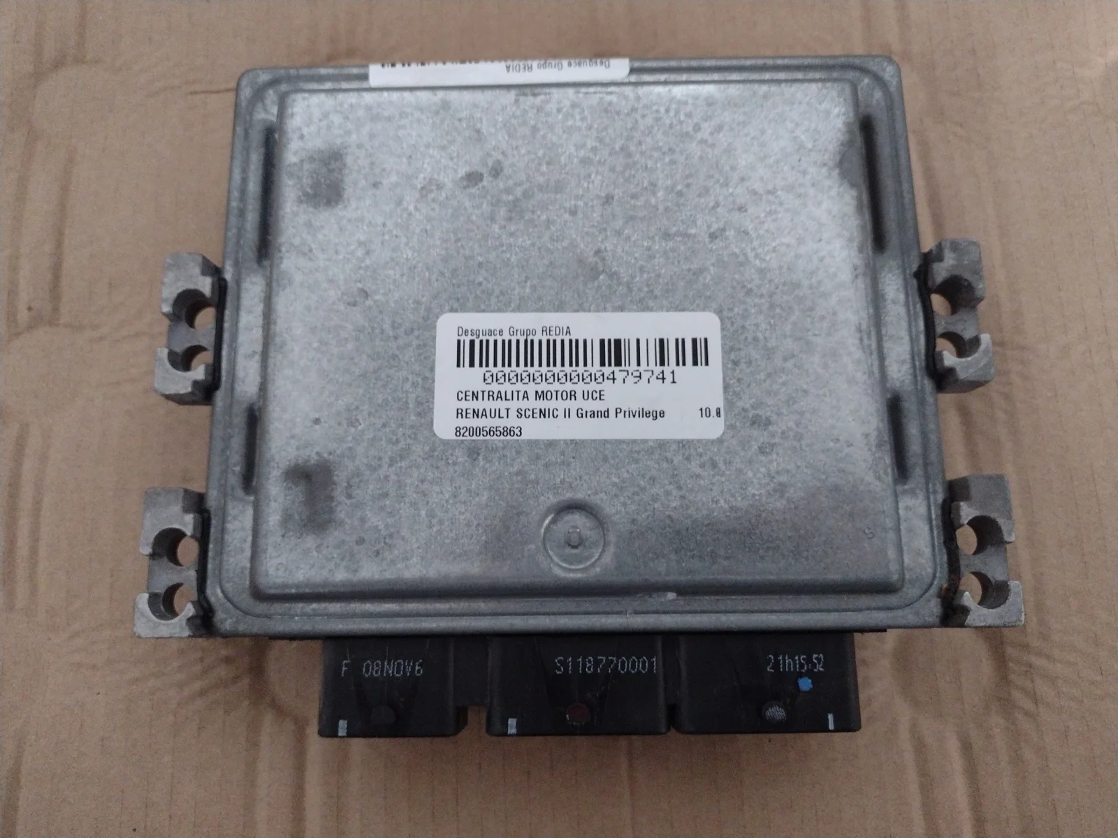 Foto de CENTRALITA MOTOR UCE RENAULT SCENIC II (JM) 1.5 dCi Diesel (106 CV / 78 KW) referencia 8200565863