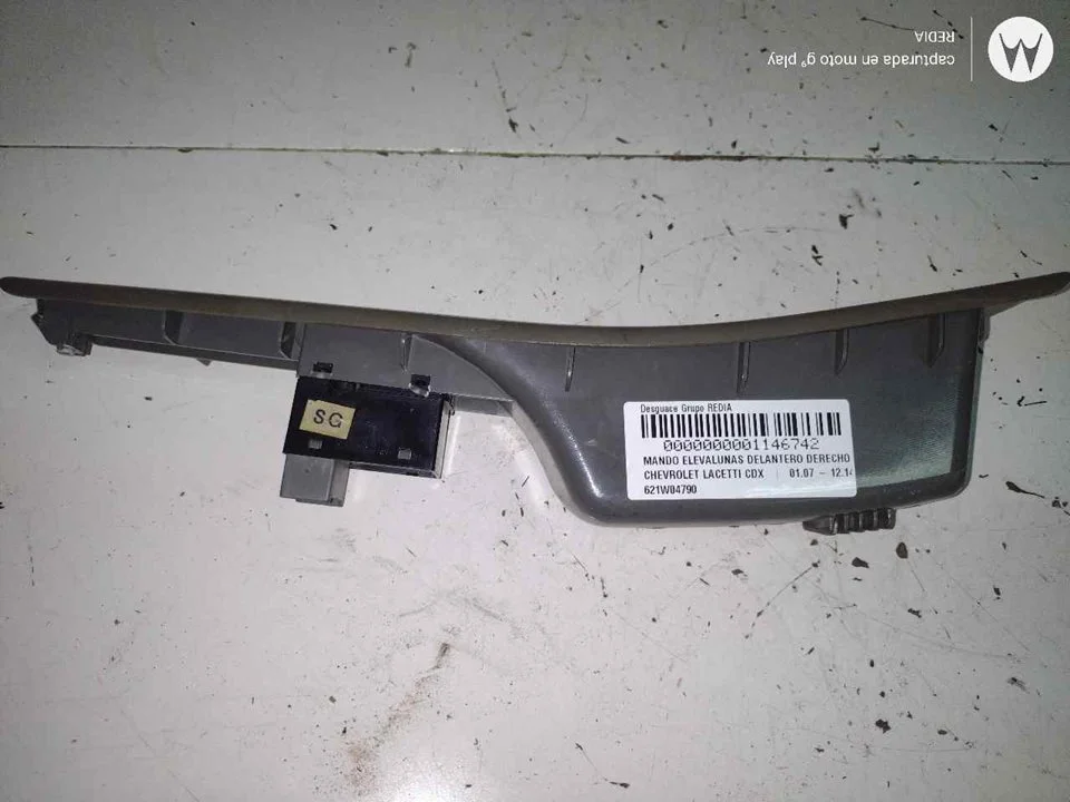 Foto de MANDO ELEVALUNAS DELANTERO DERECHO CHEVROLET LACETTI 2.0 Diesel CAT (121 CV / 89 KW) referencia 621W04790