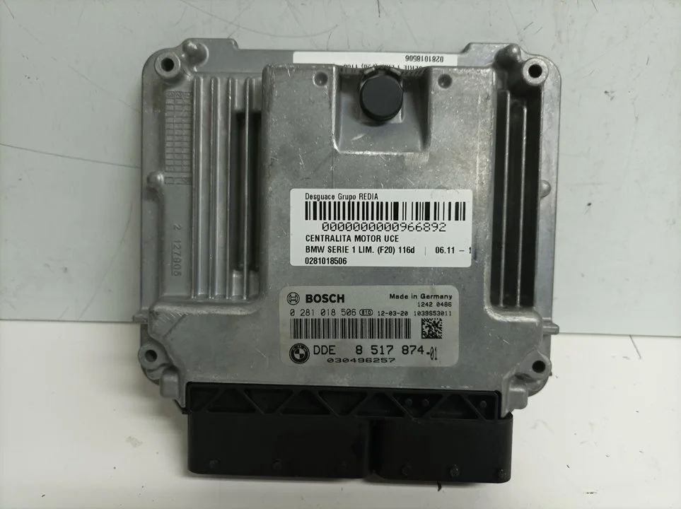 Foto de CENTRALITA MOTOR UCE BMW SERIE 1 BERLINA 5P (F20) 2.0 Turbodiesel (116 CV / 85 KW) referencia 0281018506