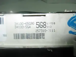Foto de CUADRO INSTRUMENTOS SUZUKI SWIFT BERLINA (SF/EA) 1.3 CAT (101 CV / 74 KW) referencia 3410065G80 foto 4
